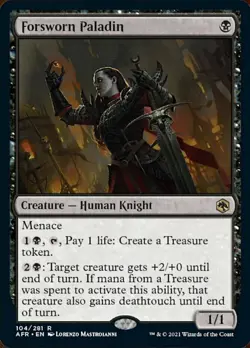 4x Forsworn Paladin NM-Mint, English Adventures in the Forgotten Realms MTG Magi - Image 1