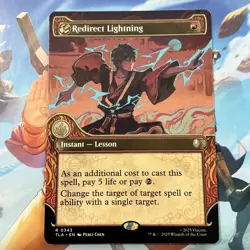 Redirect Lightning (Showcase) Avatar: The Last Airbender Regular M NM MTG NP - Image 1