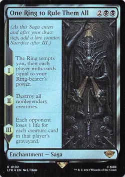 One Ring to Rule Them All Lord of the Rings: Tales of Middle-Earth Foil - Image 1