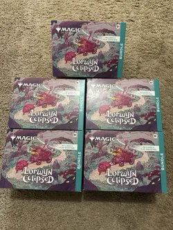 Magic: The Gathering Lorwyn Eclipsed Bundle Box Lot 5 Play Boosters - Image 1