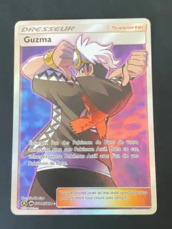 CARTE POKEMON GUZMA SV84/SV94 FR ULTRA RARE SL DESTINEES OCCULTES - NEUF - Image 1