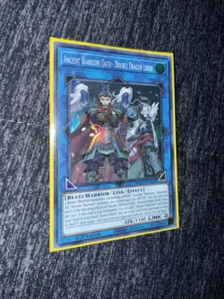 Ancient Warriors Oath - Double Dragon Lords ROTD-EN048 Super Rare 1st Ed NM - Image 1