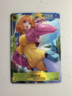 One Piece Egghead Starter Deck Stussy ST29-006 SR ALT ART NM - Image 1
