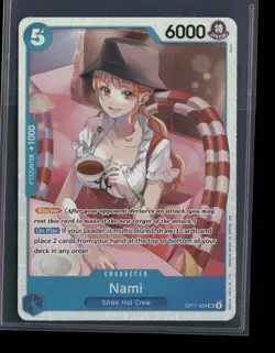 2025 One Piece OP11-054 Nami Super Rare - Image 1