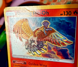 Pokemon Card - Shining Ho-Oh Sun & Moon Promo SM70 Holo HP - Image 2
