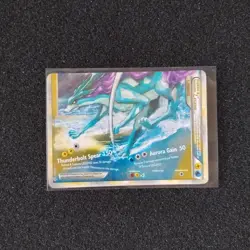 Pokemon TCG Unleashed Raikou Suicune Legend Bottom Card 93/95 LP - Image 1