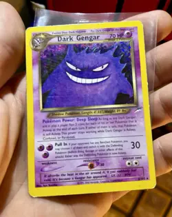 Pokemon TCG Neo Destiny Dark Gengar Holo Card 6/105 Unlimited Rare - Image 1