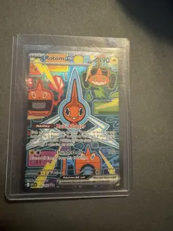Rotom Ex 126/094 Secret Illustration Rare Phantasmal Flames Pokemon TCG Card - Image 1