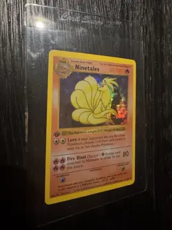 Ninetales 1st Edition Holo Base Set Pokemon Card - Image 1