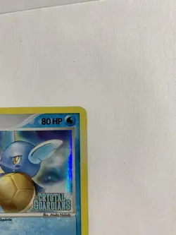 Wartortle 43/100 Holo EX Crystal Guardians Stamped Pokemon Card 2006 TCG LP/MP - Image 4