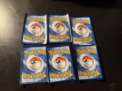 Pokemon TCG Mixed Card Lot 6 Cards Black Bolt Promos. Eevee V Max All Damaged. - Image 2