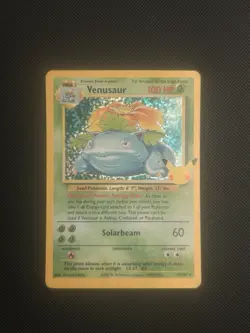 Pokemon TCG Celebrations Venusaur Holo Rare Card #15/102 Mint - Image 1