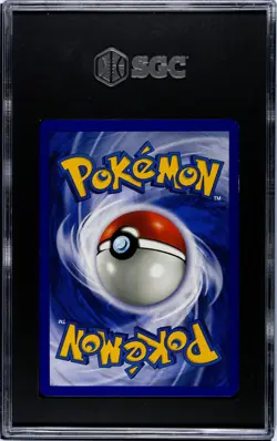 1999 Pokemon BASE UNLIMITED MEWTWO 10/102 Holographic Card SGC Graded 7 NMINT - Image 2