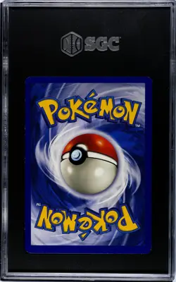 1999 Pokemon BASE UNLIMITED NINETALES 12/102 Holographic Card SGC Graded 7 NMINT - Image 2