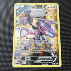 Genesect XY119 Full Art Black Star Promo Pokemon Card HP Damaged CREASED - Image 1