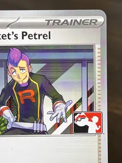 Team Rocket's Petrel 176/182 Prize Pack Series 8 Promo Pokemon Card NM/LP DRI - Image 3