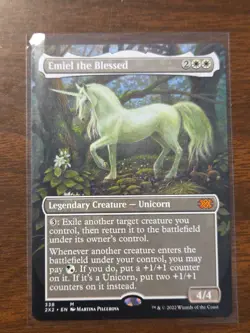 Emiel the Blessed (Borderless) #338 Double Masters 2022 Magic: The Gathering - Image 2