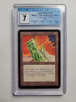 MTG - Jade Monolith ( CGC 7 ) Alpha Edition Regular Rare - Image 1