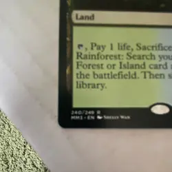 Magic: The Gathering Misty Rainforest Land Rare Modern Masters 2017 #240/249 - Image 5