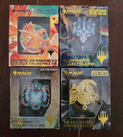 MTG Final Fantasy, Tarkir Dragonstorm, +2 more Pinfinity! Set of 4! - Image 1