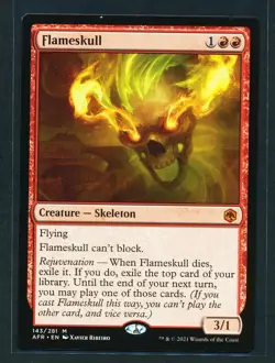 Flameskull Magic MTG 2021 Adventures in the Forgotten Realms NM/M - Image 1