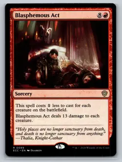 Blasphemous Act Commander: Lorwyn Eclipsed Regular - Image 1