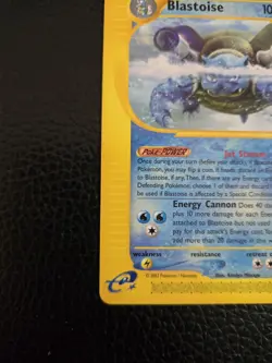 Blastoise 37/165 Reg. Non-Holo Expedition Set Pokemon Card - Image 2