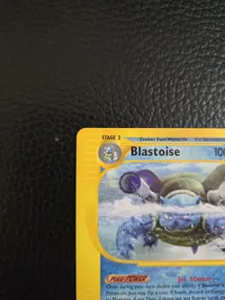 Blastoise 37/165 Reg. Non-Holo Expedition Set Pokemon Card - Image 5