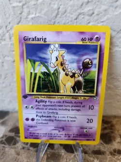 Pokemon Girafarig Neo Genesis 1st Edition 58/111 Common Near Mint - Mint - Image 1