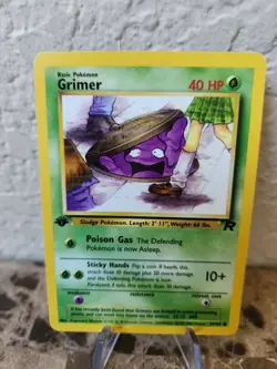 Grimer 57/82 Team Rocket Pokemon Card nm 1st Edition - Image 1