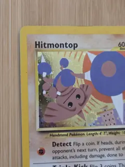 Pokemon Card Hitmontop 3/75 Neo Discovery HOLO RARE - LP - Image 2