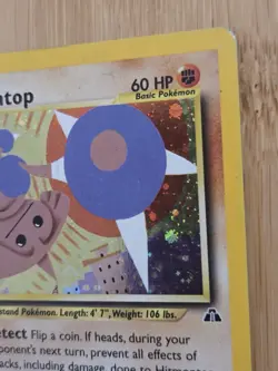Pokemon Card Hitmontop 3/75 Neo Discovery HOLO RARE - LP - Image 3