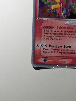 Ho-Oh ex 104/115 Unseen Forces Holo Pokemon Card MP - Image 5
