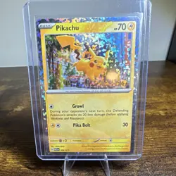 Pokemon Pikachu 006/015 McDonald's 2023 Promo Holo 70 HP Basic - Image 1