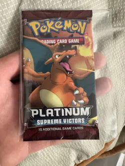 Pokemon Platinum Supreme Victors Booster Pack New Factory Sealed Charizard Art - Image 1