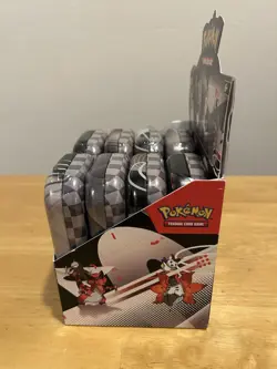 Pokemon TCG Unova Mini Tin Display Box (8 Tins) Sealed Black Bolt & White Flare - Image 4