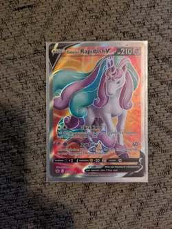 Pokemon TCG Galarian Rapidash V Sword & Shield - Chilling Reign 167/198 NM 1388 - Image 3