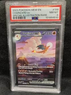 Pokemon Charizard ex 199/165 Scarlet & Violet 151 Special Illustration Rare PSA… - Image 1