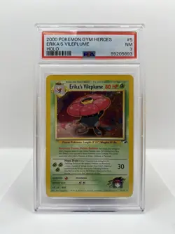 2000 Pokemon Gym Heroes Holo #5 Erika’s Vileplume PSA 7 - Image 1