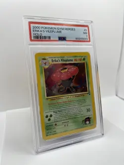 2000 Pokemon Gym Heroes Holo #5 Erika’s Vileplume PSA 7 - Image 2