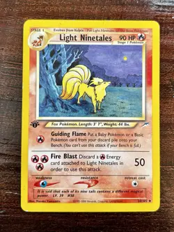 LIGHT NINETALES UNCO - POKEMON 50/105 1ST NEO DESTINY LP - Image 1