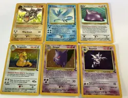 Pokemon 100% Complete Fossil Set 62/62 WOTC 1999 Unlimited. Never Played/NM - Image 1