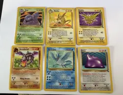 Pokemon 100% Complete Fossil Set 62/62 WOTC 1999 Unlimited. Never Played/NM - Image 3