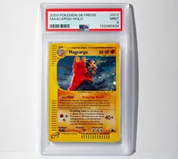 2003 POKEMON SKYRIDGE #H17 MAGCARGO-HOLO PSA 9 - Image 1