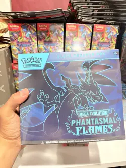 Pokemon TCG Mega Evolution Phantasmal Flames Elite Trainer Box ETB - Image 1