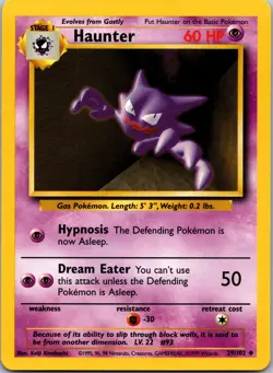Haunter - Base Set #029/102 Pokemon tcg - Image 1