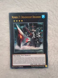Yugioh Number 27: Dreadnought Dreadnoid DUOV-EN083 Ultra Rare 1st Edition - Image 1