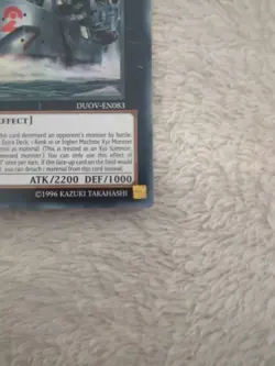 Yugioh Number 27: Dreadnought Dreadnoid DUOV-EN083 Ultra Rare 1st Edition - Image 5