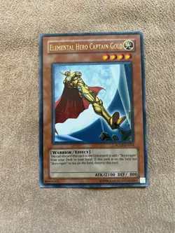 Elemental Hero Captain Gold ~ Ultra ~ FOTB-EN014 - Image 1