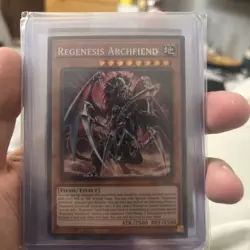 x1 Regenesis Archfiend - ALIN-EN016 - Secret Rare - 1st Edition Yu-Gi-Oh! M/NM - Image 3